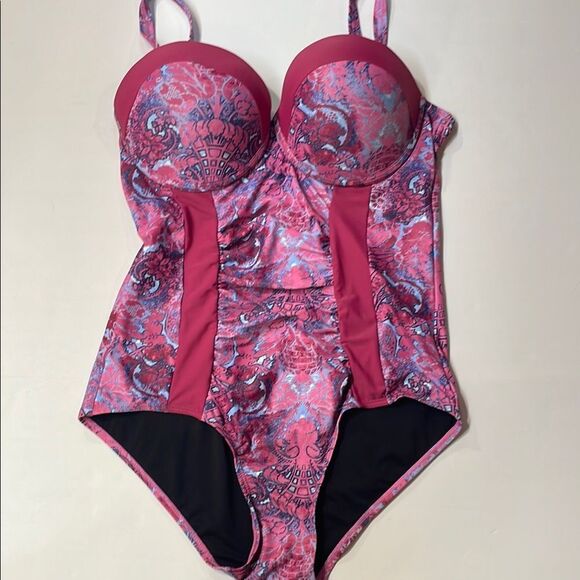 Swimsuits for all Womens One Piece Minimizing Support Slimming Swim Suit Sz 18 - Picture 1 of 9
